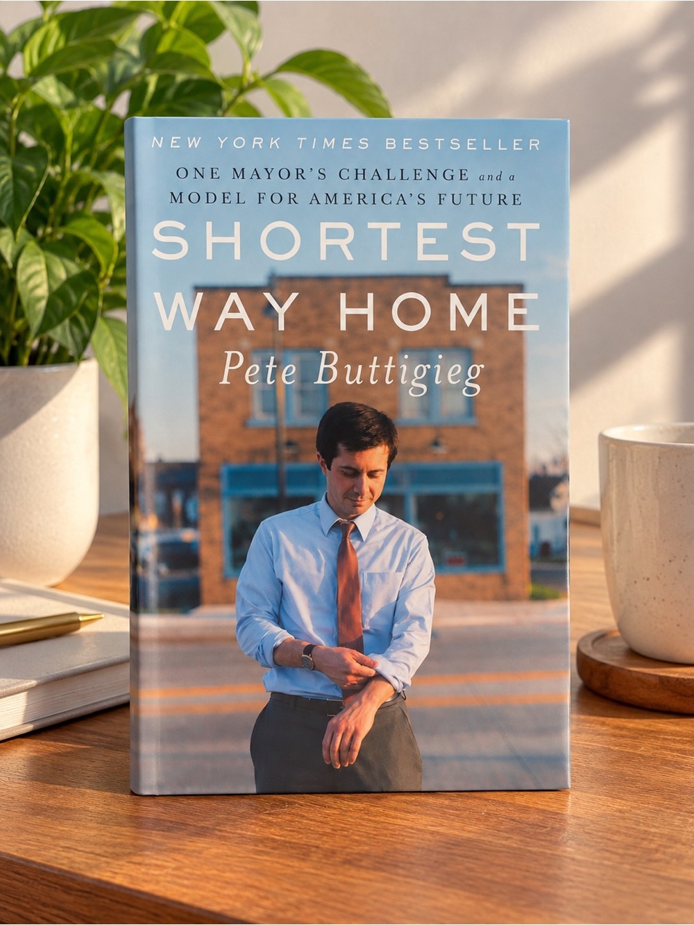 Shortest Way Home Hardcover Book - Blue Cover by
